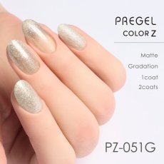 画像2:  PREGEL カラーZ  プラチナフェアリーグリッター PZ-051G　3g［メール便OK］ (2)