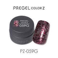 画像1:  PREGEL カラーZ  シャイニーボルドー PZ-059G　3g［メール便OK］ (1)