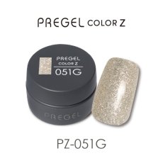 画像1:  PREGEL カラーZ  プラチナフェアリーグリッター PZ-051G　3g［メール便OK］ (1)