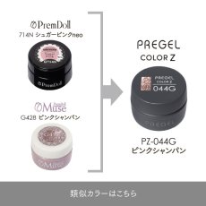 画像5:  PREGEL カラーZ ピンクシャンパン PZ-044G　3g［メール便OK］ (5)