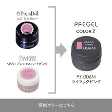 画像5:  PREGEL カラーZ ライラックピンク PZ-006M　3g［メール便OK］ (5)