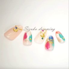 画像3: ネイルパーツ スターダスト ムーン 10個［メール便OK］ (3)